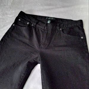 Black label ralph lauren black jeans